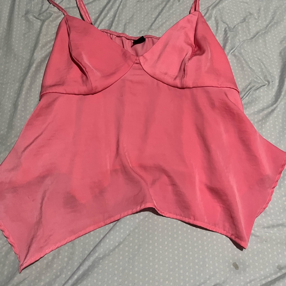 Wild Fable Pink Satin Camisole Top